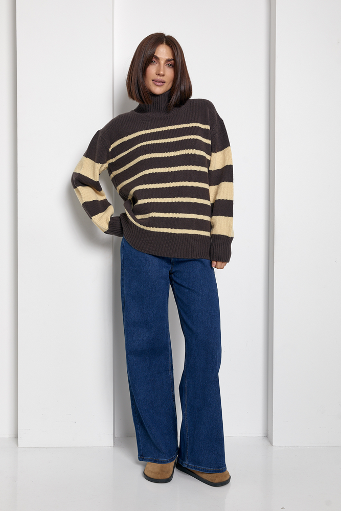 Viviami 0169 Светр жіночий в полоску